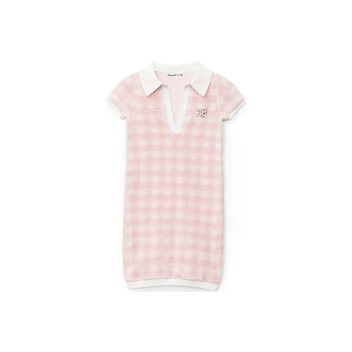 Alexander Wang Short Sleeved Dresses Women's Pink-0