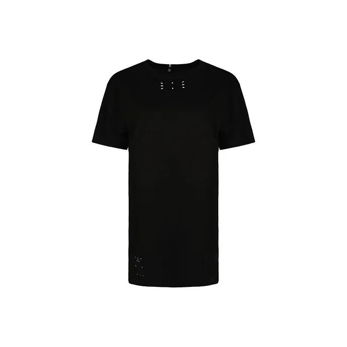 McQ Alexander McQueen Short Sleeved Dresses Women's Black-0