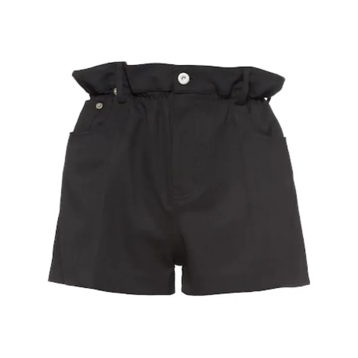 MIU MIU SS23 Casual Shorts Women's Black-0