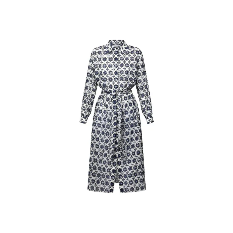 LOUIS VUITTON 3D Monogram Tile Fil Coupé Shirt Dress-0