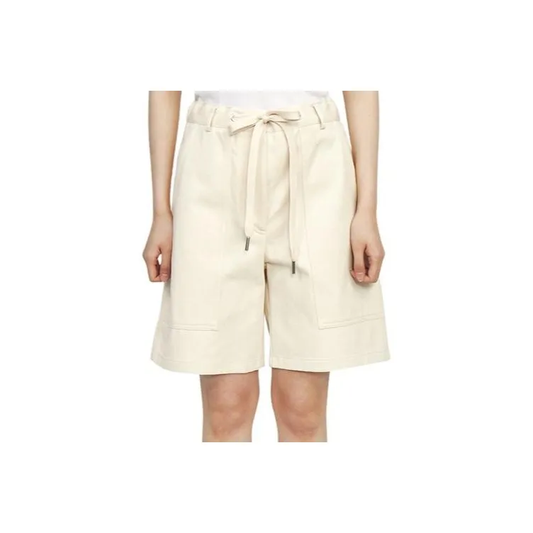 Moncler High Waist Drawstring Shorts-0
