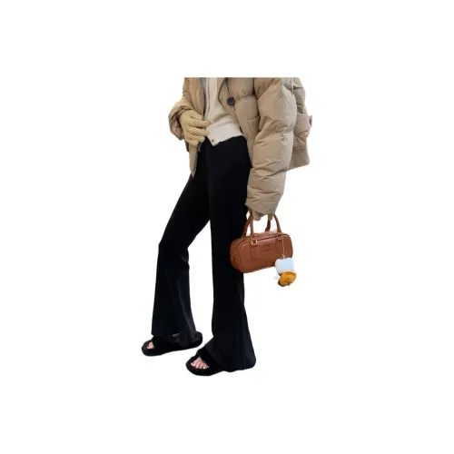 QIANGKOUPAOCAI Casual Pants Women's Black