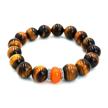PAUL COSTELLOE Tiger's Eye Stone Bracelets Unisex