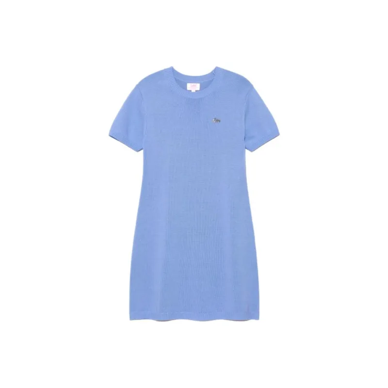 Lee Short Sleeved Dress Women's Sky Blue-0
