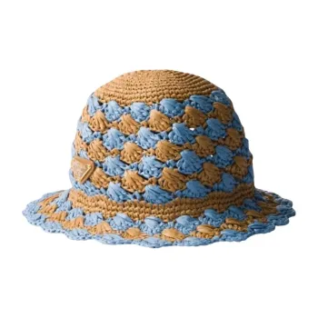 PRADA Crochet Bucket Hat