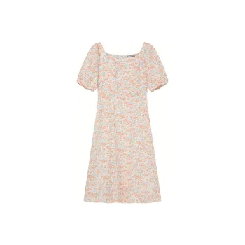 Teenie Weenie Short Sleeved Dress Women's Color Block