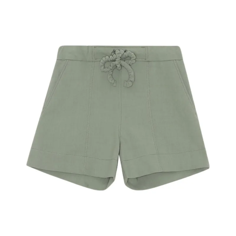 GANNI Drawstring Suiting Shorts-0