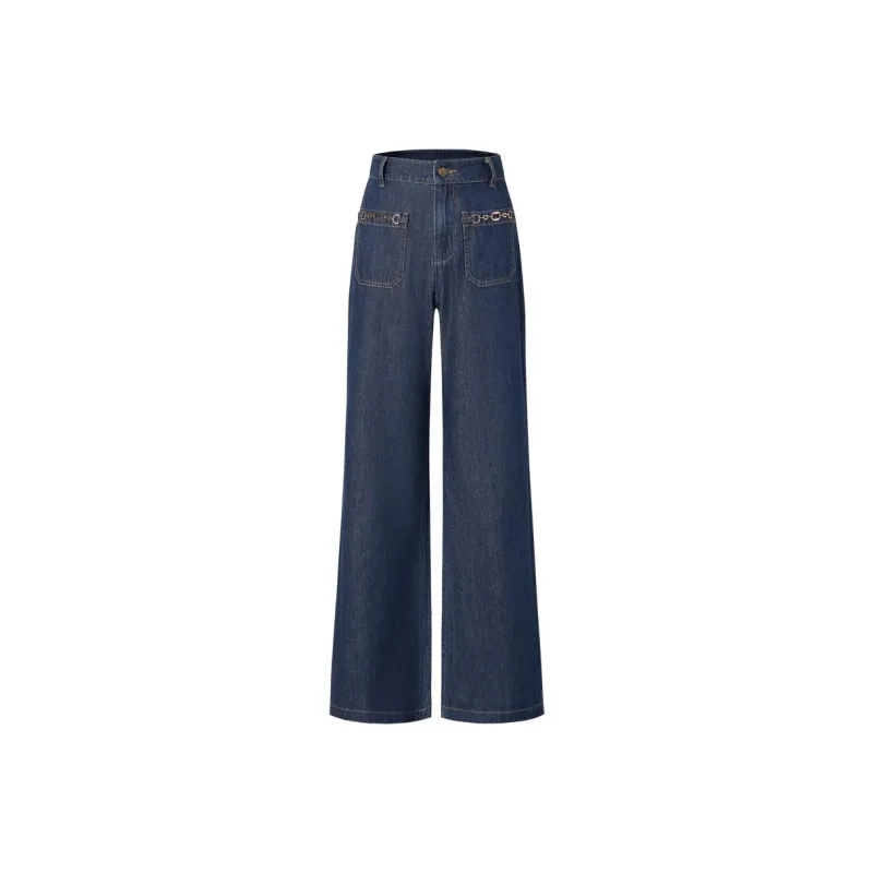 JZ. ANNAKRO SS24 Jeans Women's Dark Blue-0
