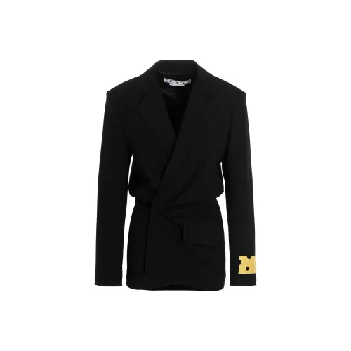 OFF WHITE Dry Wo Twist Blazer Dress Black