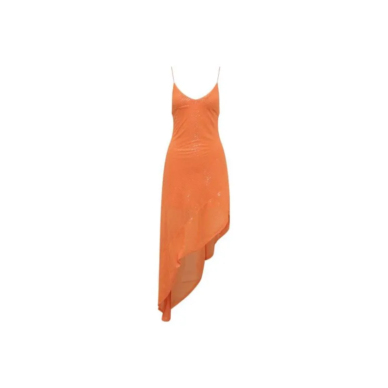 Rotate Sleeveless Dresses Women's Orange-0