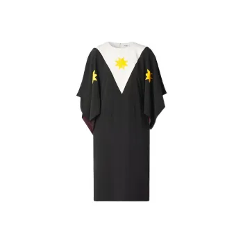 Burberry Short Sleeved Dresses Women's Black