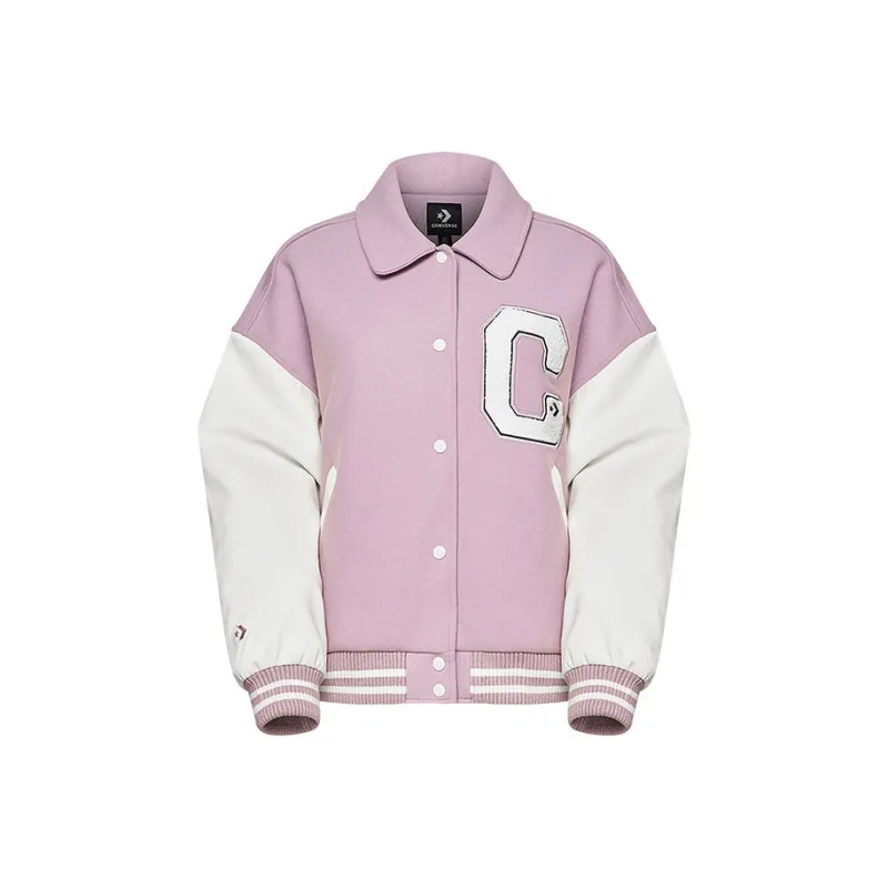 Converse Puffer Jacket Women's Pink-0