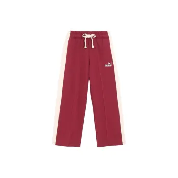 PUMA Knitted Sports Pants Women's Red Brown