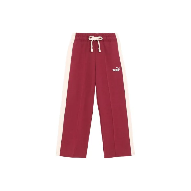 PUMA Knitted Sweatpants Women's Red Brown-0