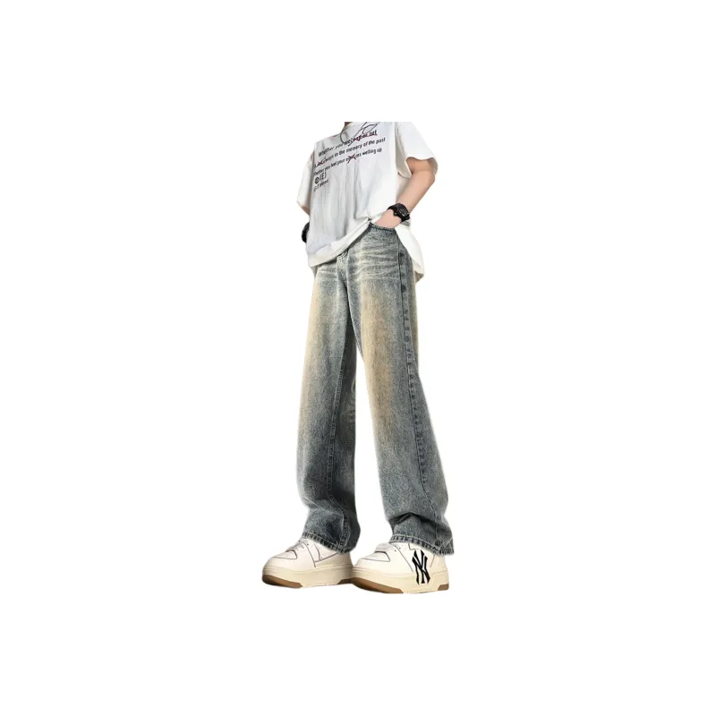 BENGEN Jeans Unisex Washed Color-0
