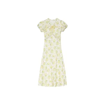 DOEN ORIANNA DRESS Short-Sleeved Dresses Women's Lemon