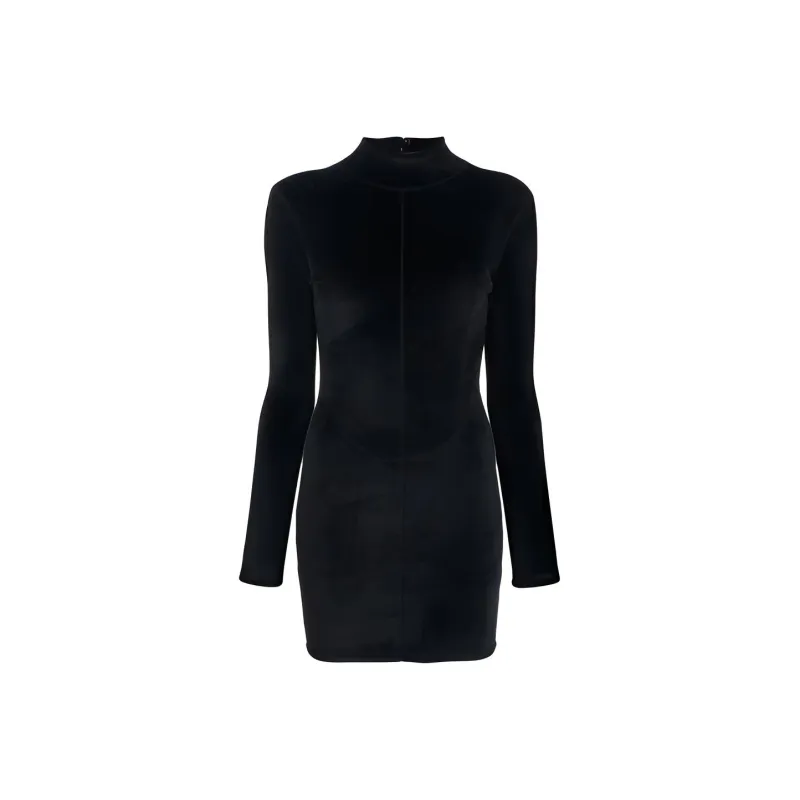 Alexander Wang Long Sleeved Dresses Women's Black-0