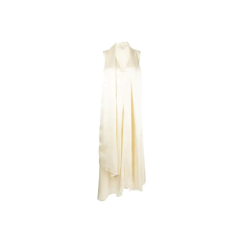 FENDI Sleeveless Dresses Women's White-0