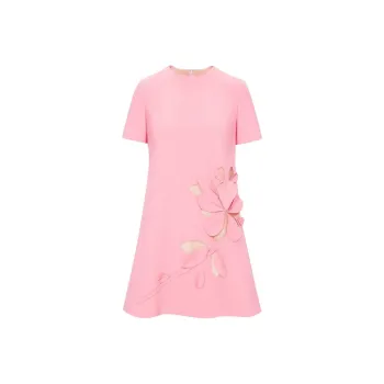 OSCAR DE LA RENTA Short-Sleeved Dresses Women's Pink
