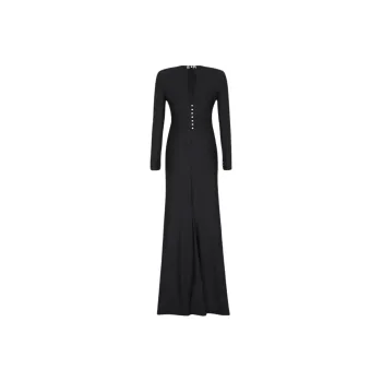 SONIA RYKIEL SS24 Long-Sleeved Dresses Women's Black