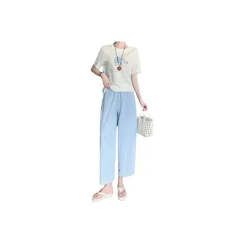 Flowers In Water Casual Pants Women's