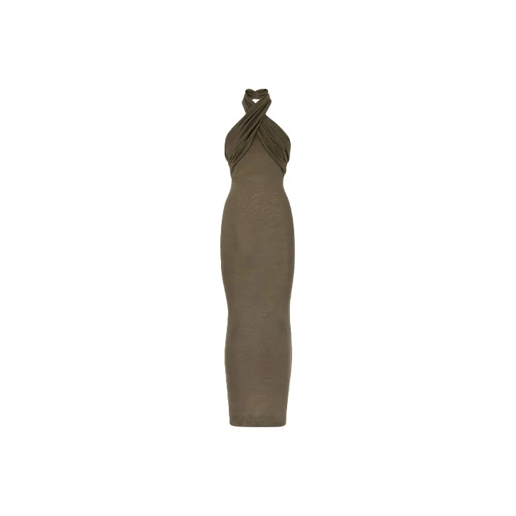 FENDI x SKIMS Fendi X Skims Collaboration Sleeveless Dress Women's Dark Brown-0