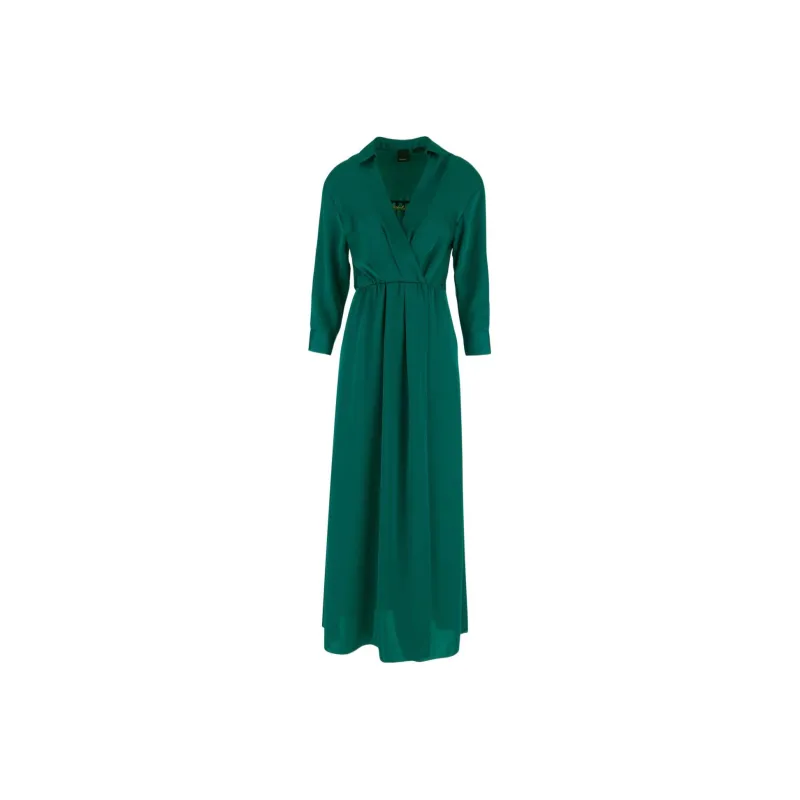 PINKO Long-Sleeved Dresses Women's Green-0