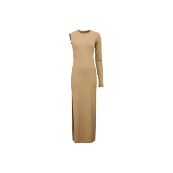MM6 Maison Margiela FW24 Long Sleeved Dresses Women's Beige