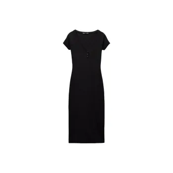 ZARA Short Sleeved Dresses Women's Black