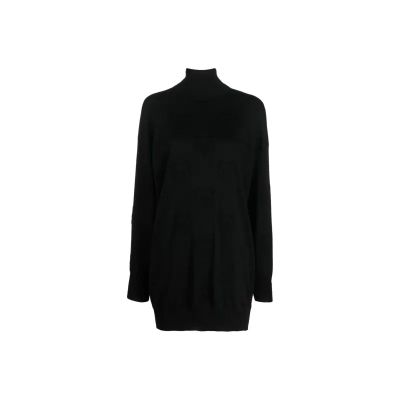 MOSCHINO Teddy Bear Intarsia knit Mini Dress-0