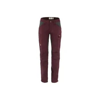 Fjallraven Casual Pants Women's Deep Garnet Red