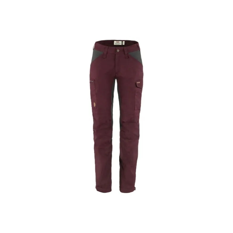 Fjallraven Casual Pants Women's Deep Garnet Red-0
