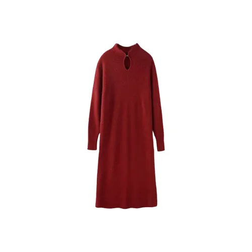 TURN UP Long Sleeved Dresses Women's