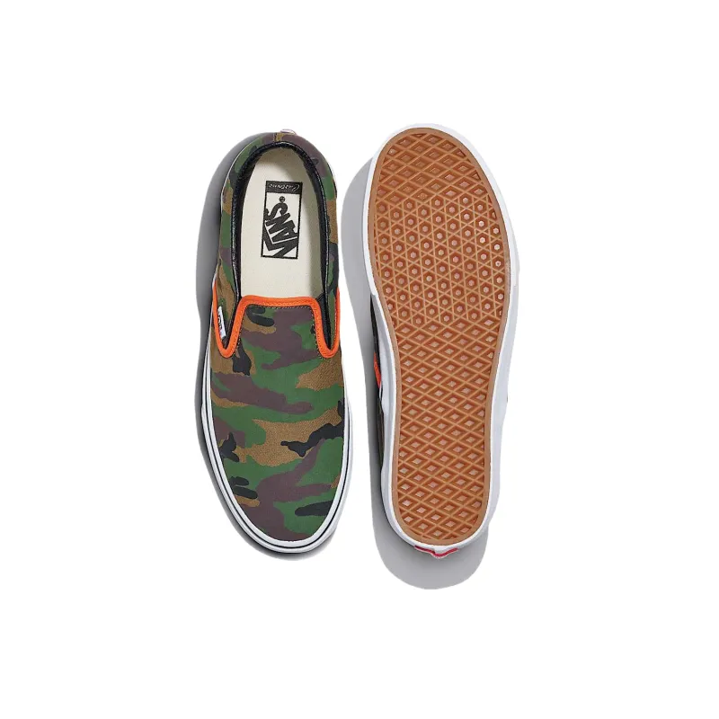 Vans Custom Classic Low Top Skateboard Shoes Unisex Green-3