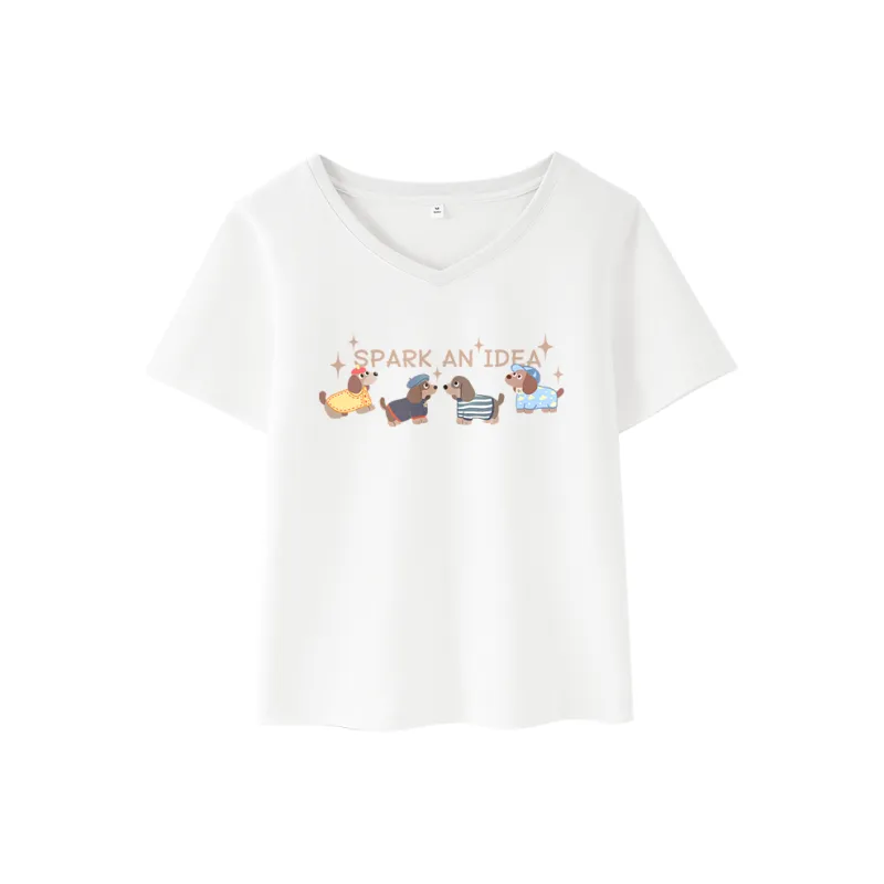 JEANSWEST Set in Sleeve T Shirt Women's-8