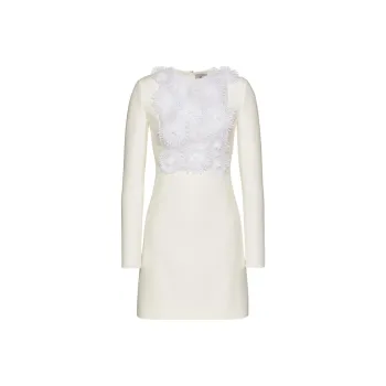 Valentino Long-Sleeved Dresses Women's White