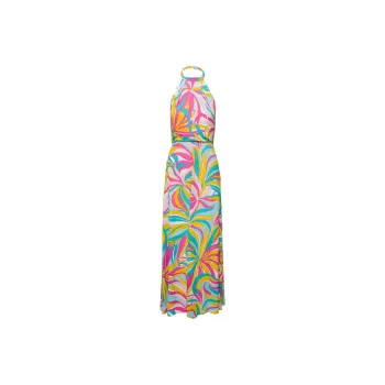 PINKO Graphic print Halterneck Dress