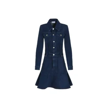 RED VALENTINO Long Sleeved Dress Women's Blue
