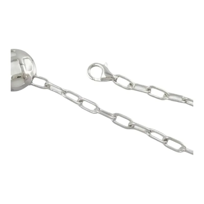 Cartier 10's 18kt White Gold Pasha Mother of pearl Bracelet-2