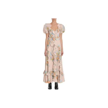 Alexander McQueen Cut Out Back Maxi Dress