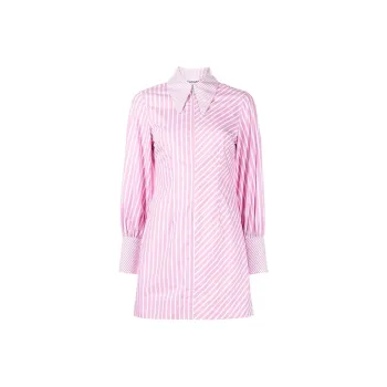 GANNI Long Sleeved Dresses Women's Pink