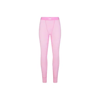 SKIMS Valentine's Day COTTON RIB LEGGING Leggings Women's BUBBLE GUM/Bubble Gum Color