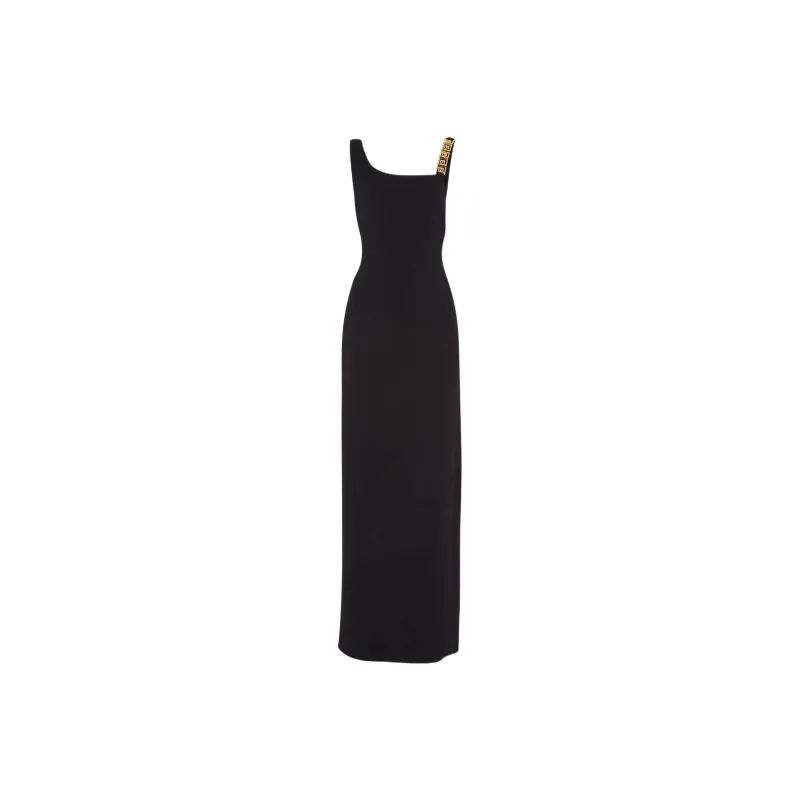 Versace X FENDI X VERSACE Sleeveless Dresses Women's Black-0