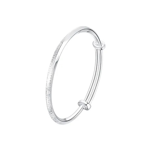 Bear Silversmith 999 Fine Silver Sterling Silver Bangle Women's