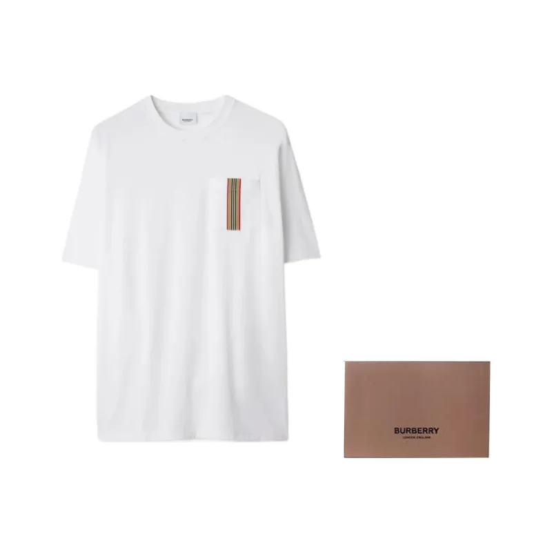 Burberry Icon Stripe Ellison Pocket T shirt-3
