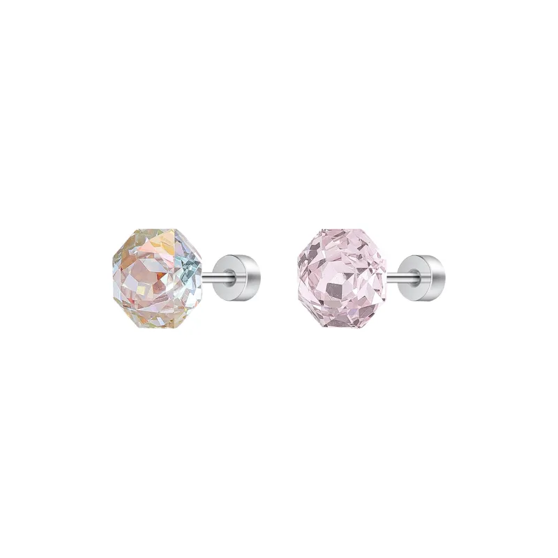 MISS XIA JWY Titanium Steel Stud Earrings Unisex-57