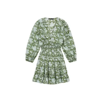 Maje Long-Sleeved Dresses Women's Green