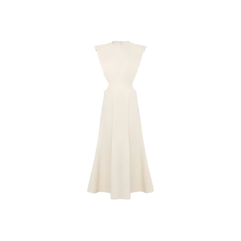 Chloe FW21 Sleeveless Dress Women's White-0