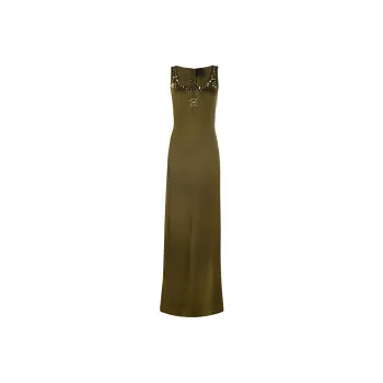 GIVENCHY Sleeveless Dress Women's Green