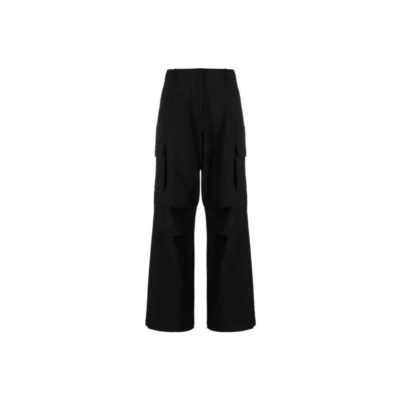 COPERNI Tailored Wide Leg Cargo Pants 'Black'-0